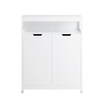 Meuble de rangement 58 x 30 x 109 cm avec etagere reglable armoire