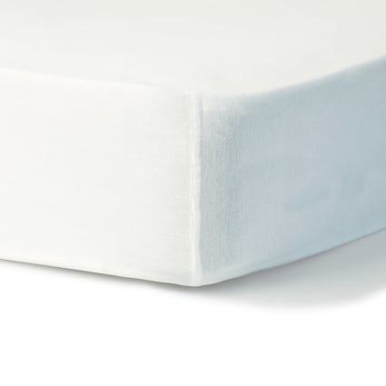 Lenzuolo Con Angoli 180x200 Cm In Cotone Raso Makò Bianco - 100% Cotone, Traspirante, Fino A 30 Cm Altezza