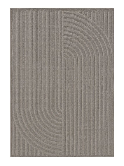 Tapis gris clair 300x400 Leo | Maisons du Monde