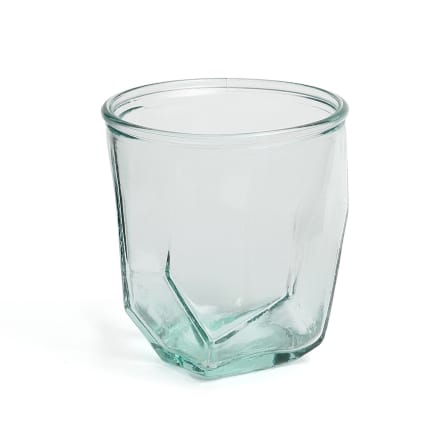 Bicchiere di vetro riciclato