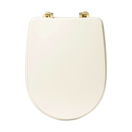 Balayette Et Abbat WC Five Simply Smart Abattant WC Jaune, Bois Et Zinc