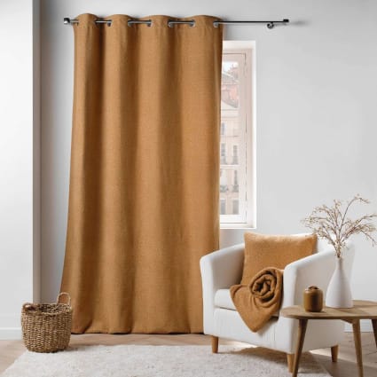Rideau DOUCEUR D'INTERIEUR - Rideau à œillets COAST - Polycoton