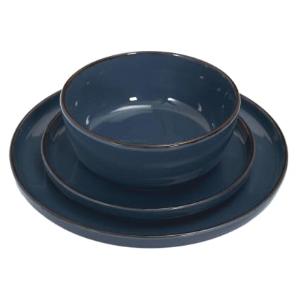 Service de Vaisselle en céramique 58 pièces, Bols/marmite/Assiettes/cuillères | Ensembles de