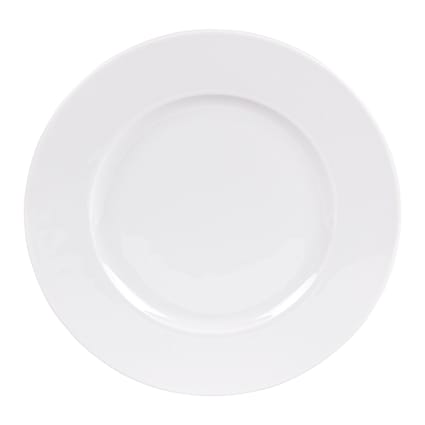 Lot de 6 assiettes à dessert 21 cm blanches en grès Ayra | Maisons du Monde