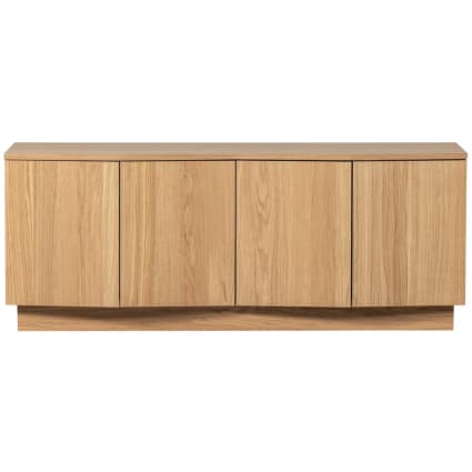 5five Mobile TV Aliaj Effetto Rovere Naturale: Porta TV Dal Design Semplice E Moderno