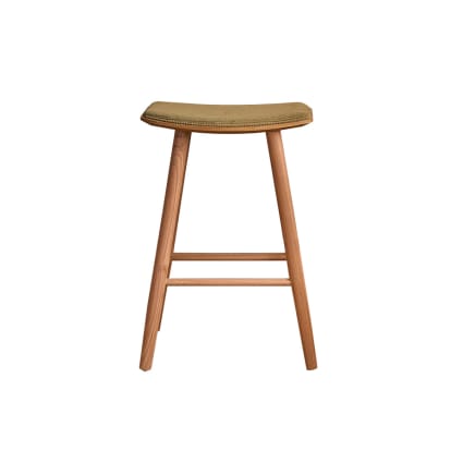 Banc Tabouret En Bois Cerise Avec étagères – 65 Cm – Neuf