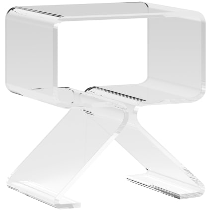 Tavolino da Salotto in Acrilico Trasparente Tavolino da Soggiorno 964 x 381 x 740 mm, Tavolo da Ingresso Spessore 20 mm Portata max. 50 kg, Tavo VEVOR | Leroy Merlin
