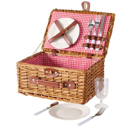 Grand panier en osier naturel tressé vintage – décoration / pique-nique / rangement / marché - Décoration Grand panier en osier naturel tressé vintage – décoration / pique-nique / rangement / marché - Décoration