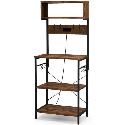 Aufbewahrungsregal aus Holz 60x42x153cm, Braun | Maisons du Monde