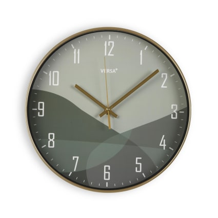 Orologio Da Parete Piccolo 15 Cm Azzurro: Design Moderno Con Numeri Grandi Per Cucina O Soggiorno
