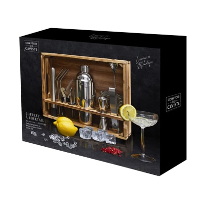 Ensemble Shaker à Cocktails avec Support, Mixeur à Boissons en Acier Inoxydable avec Tous Les Ensemble Shaker à Cocktails avec Support, Mixeur à Boissons en Acier Inoxydable avec Tous Les