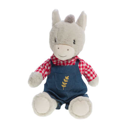 Peluche estéban le petit âne gris en polyester | Maisons du Monde