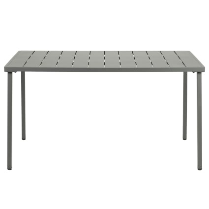 Gartentisch aus Metall, grau Azalea