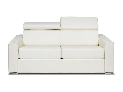 CANAPÉ-LIT BEIGE CLAIR en Tissu 3 Places Sans Accoudoirs Dossier Réglable Conve EUR 319,99