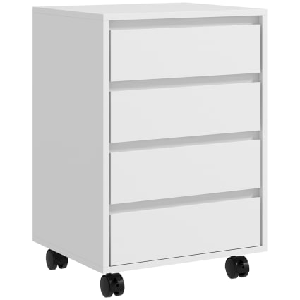 Meuble Rangement Bureau Avec Roulettes IDMarket - Caisson De Bureau Support Imprimante Detroit 2 Tiroirs Design Industriel Meuble D'appoint Design