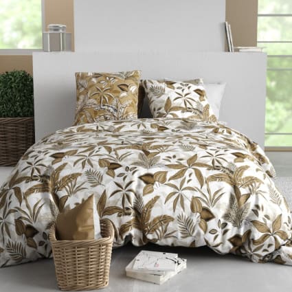 Housse De Couette Today 240x260 Cm Coton 2 Personnes - Parure Douce Et Confortable Couleur Craie