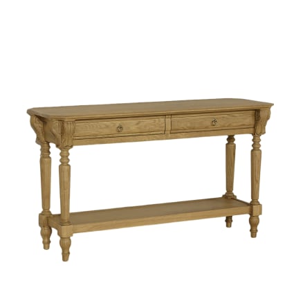 Commode 2 portes 2 tiroirs 102x40x80cm en chêne - LIRI