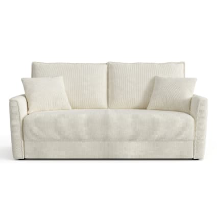 FHE - Canapé à 3 places Crème 180 cm Similicuir - YOSOO - DX3735