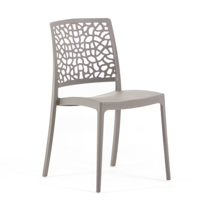 Set 6 Sedie Impilabili In Polipropilene Anti-UV | Design Moderno Per Interno Ed Esterno | Leggere E Resistenti Per Giardino, Terrazzo, Balcone E Locali