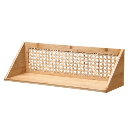 Wandregal aus Bambus und natrlichem Rattan L40 cm | Maisons du Monde