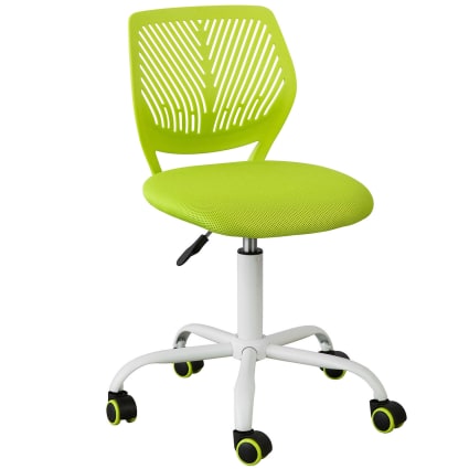 Fauteuil Pivotant Vert Moderne Eris-Car - Chaise Ergonomique Pour Salon, Salle à Manger, Cuisine