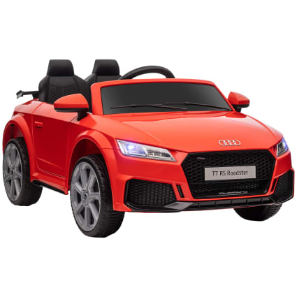 Macchina elettrica per bambini audi tt con telecomando rosso