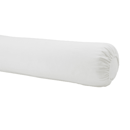 Douceur D'Intérieur Proteggi Traversino In Cotone 45x145 Cm Bianco – Federa Mollettone Con Elastici, Lavabile In Lavatrice
