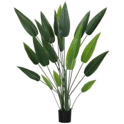 Pianta Artificiale Uccello Del Paradiso 188cm Con Vaso Piante Di Plastica Per La Decorazione Di Giardini Interni Ed Ester 87243658