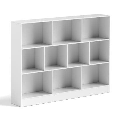 Meuble Manga Meerveil - Étagère de Rangement manga, Bibliothèque avec 6 Cubes Moderne en Bois Inclus 3 Portes et 3 Ouvertes, 60 D x 30 W x 90 H
