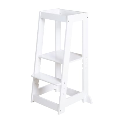 Torre Montessori COSYLAND Pieghevole Per Bambini - Regolabile, Sicura, Salvaspazio