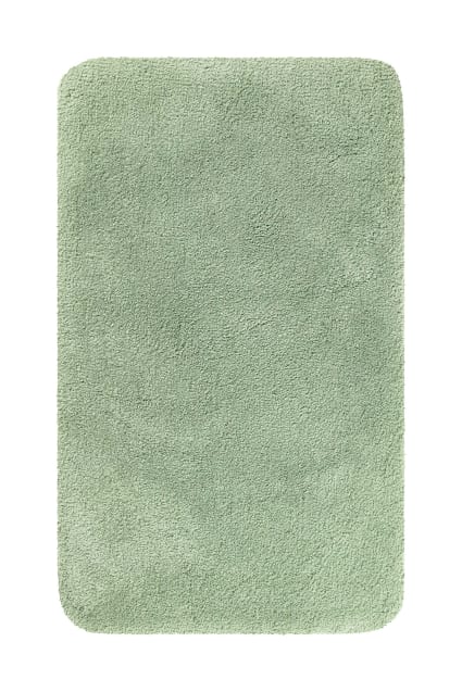 Badematte uni aus Polyester lindgrün 70x120 Porto azzurro