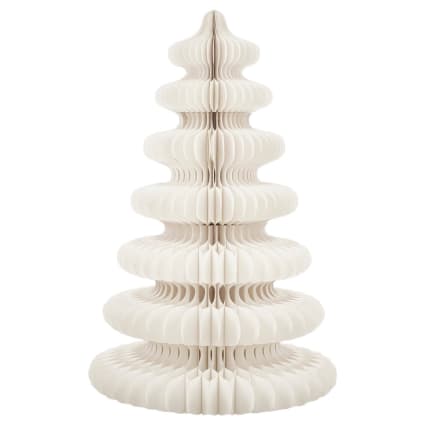 Dekorativer Weihnachtsbaum Wei Papier H152xB104xL104cm | Maisons du Monde