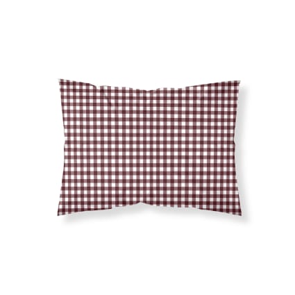 Kissenbezug 100 % Baumwolle rot 65x65 cm Vichy