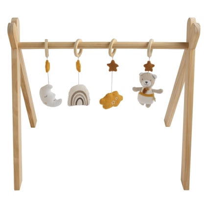 Arche d'éveil en bois pour bébé Couleurs en fête | Mes Jouets en Bois Arche d'éveil en bois pour bébé Couleurs en fête | Mes Jouets en Bois