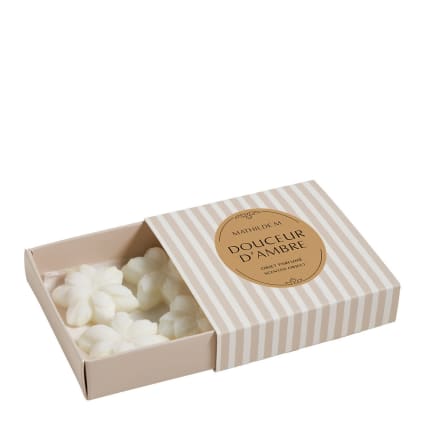 Coffret De 3 Décors Fondants Parfumés Mathilde M - Senteur Marquise (boisée, Vanillée) - Boîte Cadeau