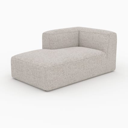 Ecksofa links für modulare beige Stoffsofa Hestia
