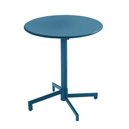 sweeek - Table de jardin bistrot rectangulaire pliable métal 110 x 70cm. 4 places