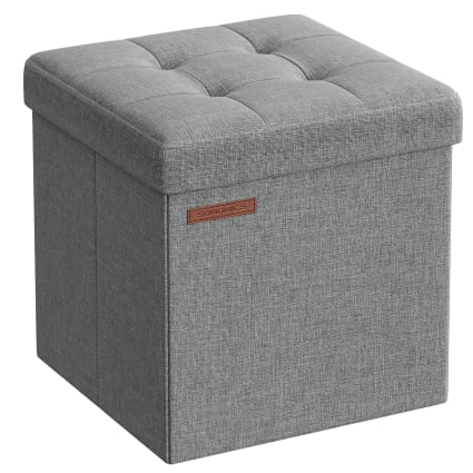 Songmics 110 x 38 x 38 cm Pouf Cubo Poggiapiedi Sgabello Pieghevole in