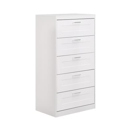 Cassettiera Doppia A 6 Cassetti, Settimanale Moderno, Comò Per Camera Da Letto Cm 120x40h77 Colore Bianco E Acero 84802502
