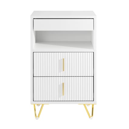 Letto singolo 90 x 200 cm con 2 cassetti - tessuto di lino - LED - per bambini - grigio