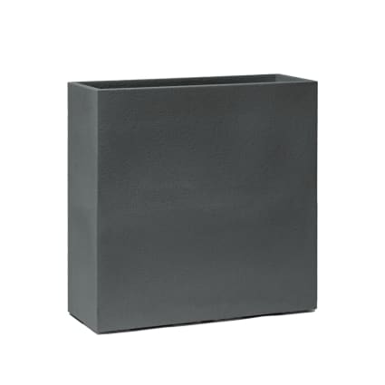 Macetero Alto Cuadrado Urbi De Prosperplast – Gris Oscuro 26,5x26,5x50 Cm (Moderno Para Interior)
