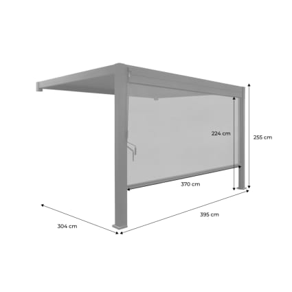 xxl tent James Baroud Evasion Roof Top Reservoir Kapazität [cm³]:6000 room layout Faltpavillon HexaCompact, 3m x 