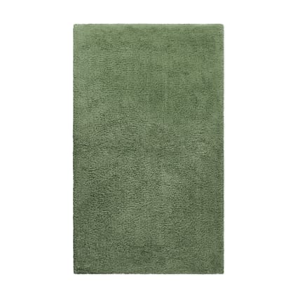 Five Tappetino Da Bagno A Doghe In Bambù – 50x80 Cm, Colore Nero, Antiscivolo Naturale