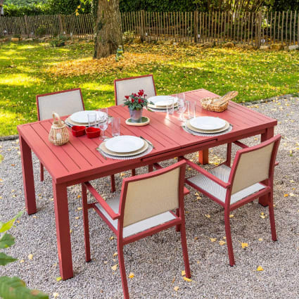 Ausziehbarer Gartentisch 8/10 Personen