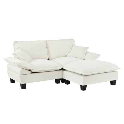 Sofauberwurf Ecksofa Mit Ottomane