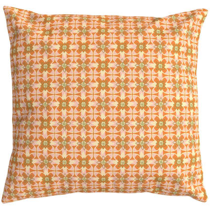 Bezug für Outdoor-Kissen Grafischer Druck Orange 60x60 Nour