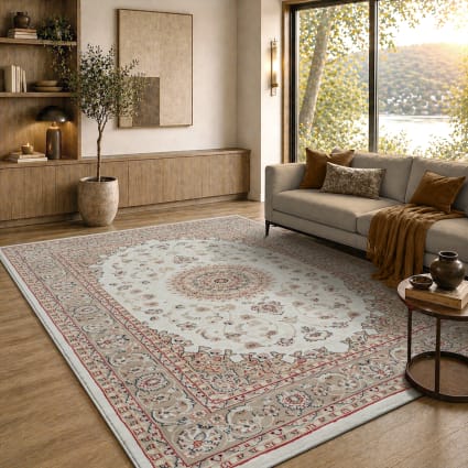 Teppich Orientalisch Klassisch, creme, 160 x 230 cm Dubai deluxe