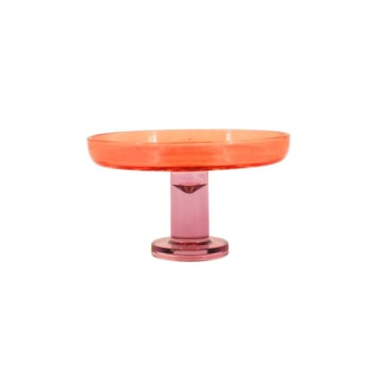 Coupe sur pied bicolore en verre taillé 17x10cm Gaelle Maisons du Monde — free download