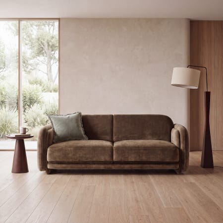 Canapé 3/4 places vert kaki effet vieilli, Maisons du Monde