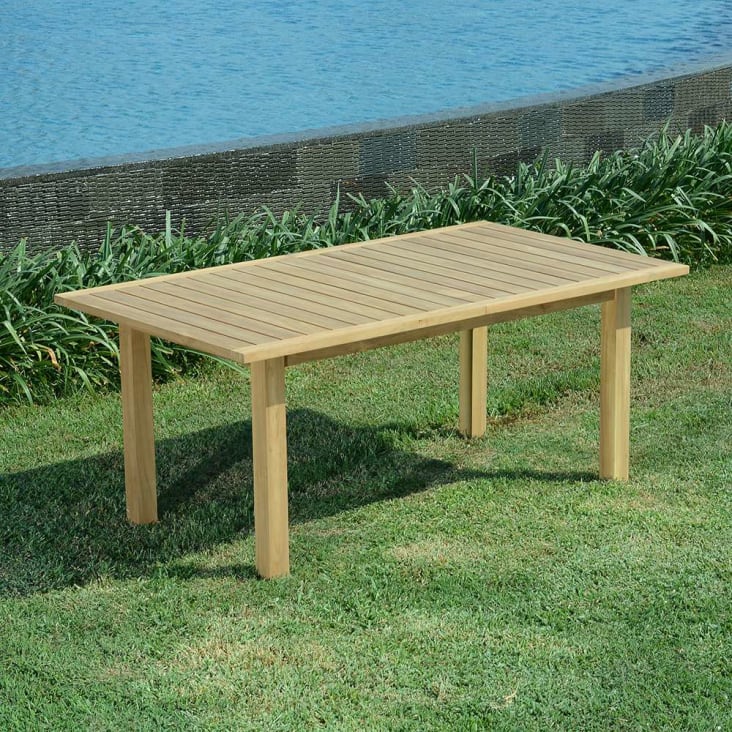 Table de jardin extensible en teck massif L180/240 CONSTANTINE